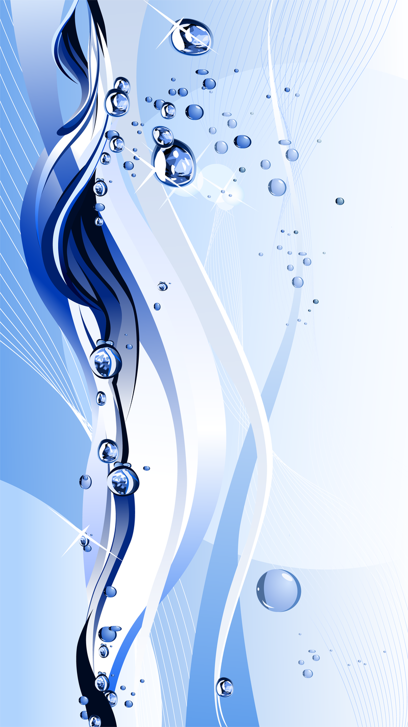 800x1424 Flowing Water Theme Vector