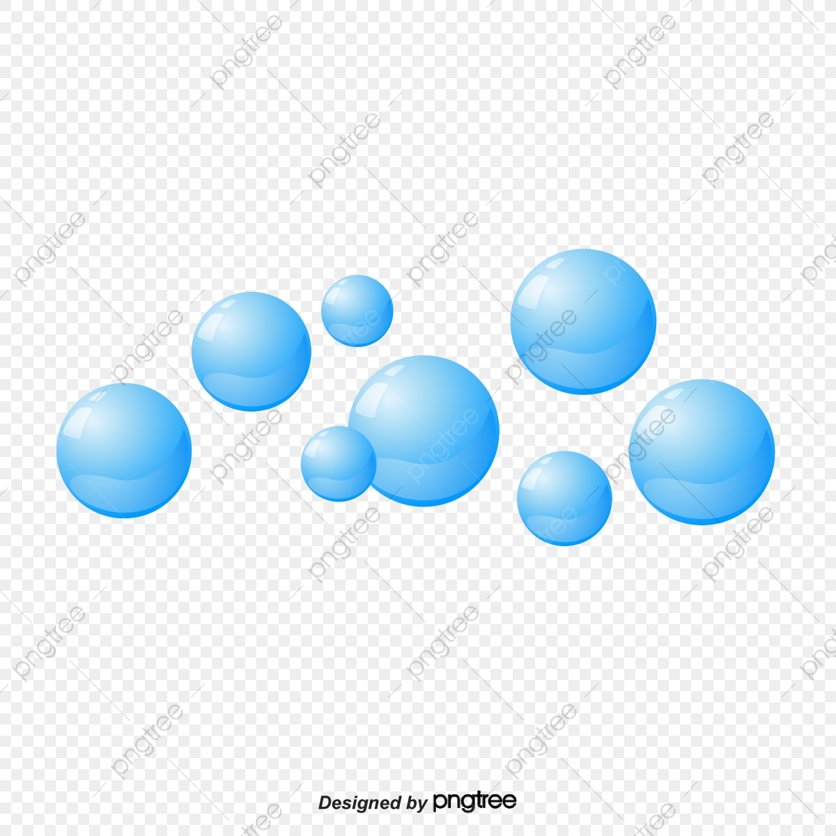 1200x1200 Vector Flow Of Small Blisters And Water Bubbles, Water Vector