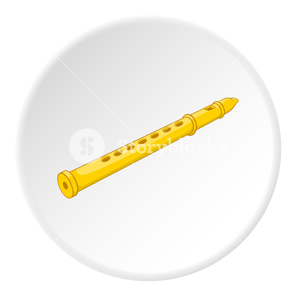 1000x1000 Flute Icon Cartoon Illustration Of Flute Vector Icon For Web