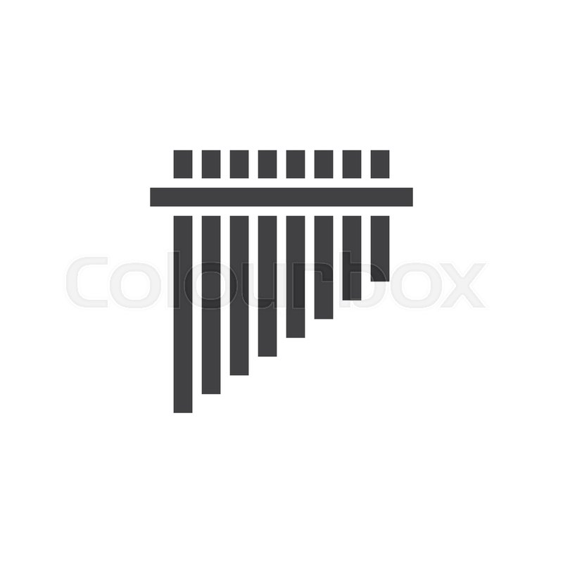 800x800 Pan Flute Vector Icon Filled Flat Stock Vector Colourbox