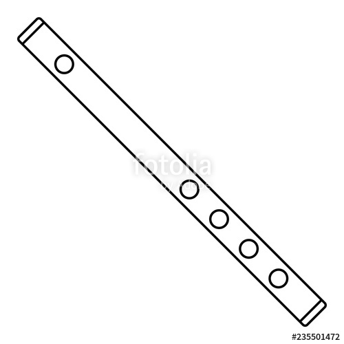 500x500 Wood Flute Icon Outline Wood Flute Vector Icon For Web Design