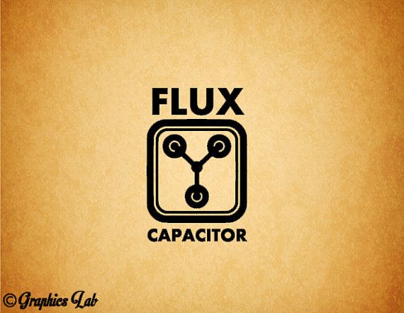 570x442 Flux Capacitor Decal Back To The Future Inspired