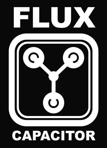 362x500 Flux Capacitor Back To The Future Vinyl Decal Sticker Heavy
