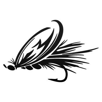 Fly Fishing Silhouette Vector at Vectorified.com ...