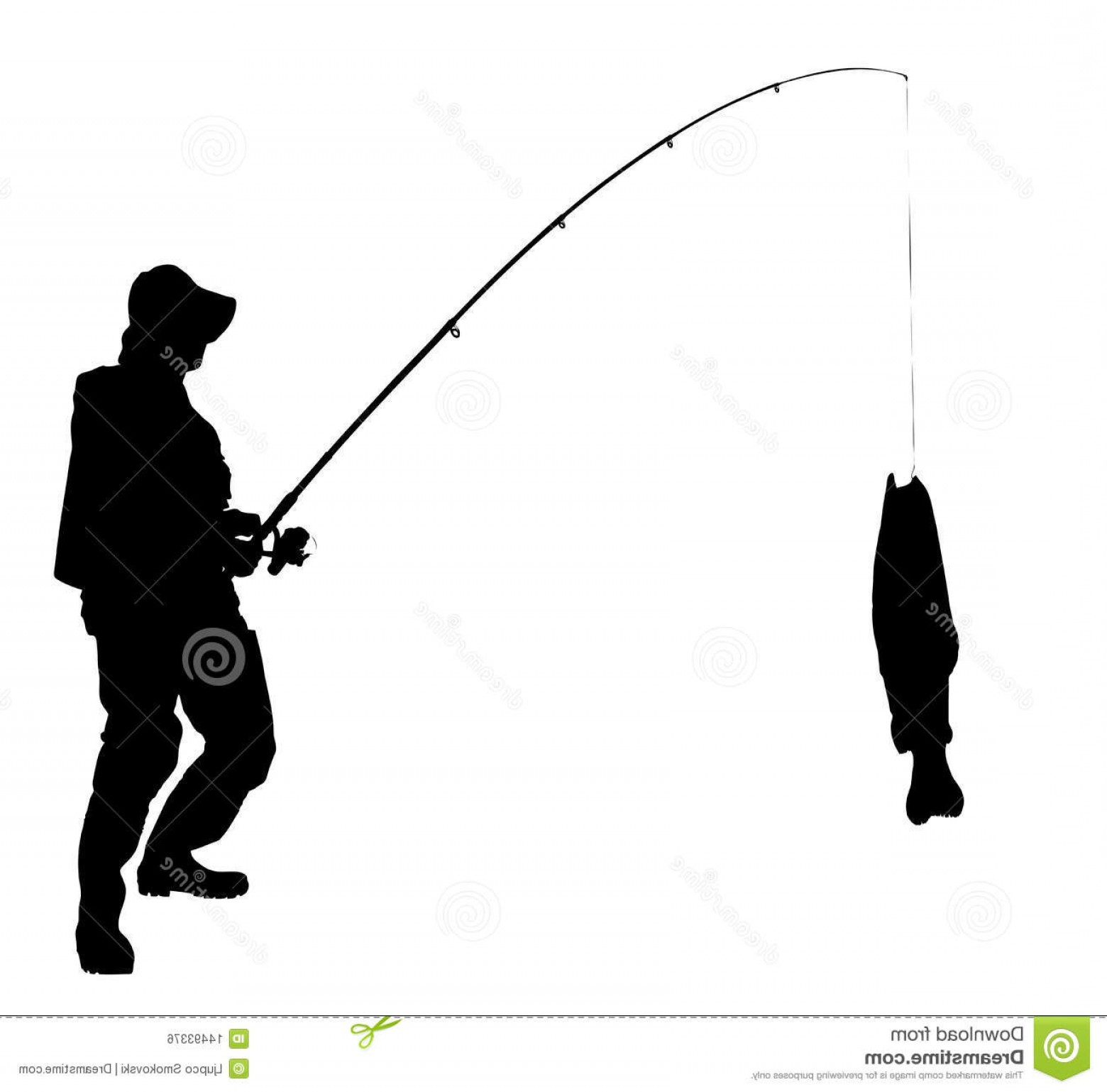 Download Fly Fishing Silhouette Vector at Vectorified.com ...