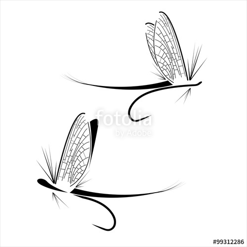 Fly Fishing Icons Stock Image And Royalty Free Vector 500x500 Fly Fishing Icons Stock Image And Royalty Free Vector