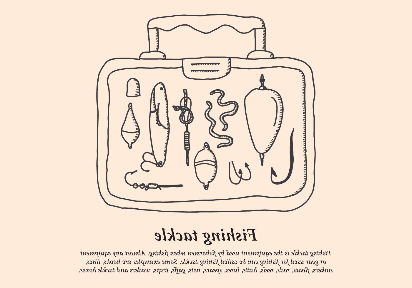 1400x980 Best Free Fly Fishing Tackle Bags Vector Images Vector Images Design