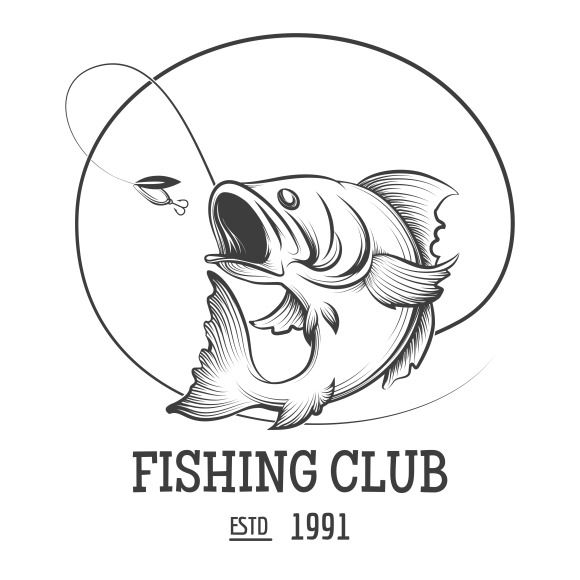 580x580 Fishing Club Logo