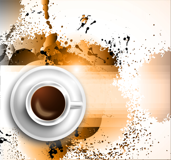 600x562 Coffee Flyer Background Vector Free Download