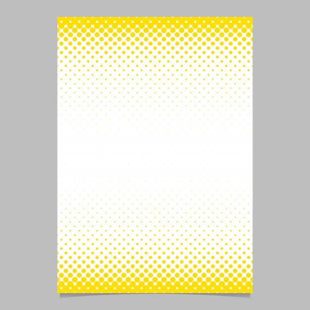 626x626 Abstract Halftone Circle Pattern Page, Brochure Template