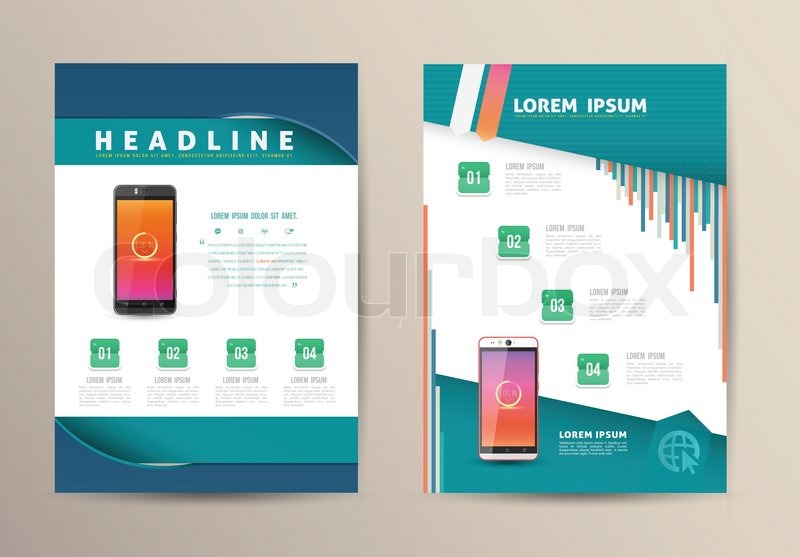 Brochure Flyer Design Vector Template Stock Vector Colourbox 800x557 Brochure Flyer Design Vector Template Stock Vector Colourbox