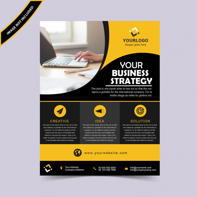 Creative Business Flyer Design Vector Premium Download 626x626 Creative Business Flyer Design Vector Premium Download
