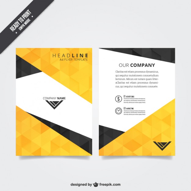 Flyer Template With Polygonal Pattern Vector Free Download 626x626 Flyer Template With Polygonal Pattern Vector Free Download