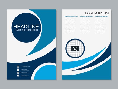 450x338 Modern Professional Business Two Sided Flyer Vector Design