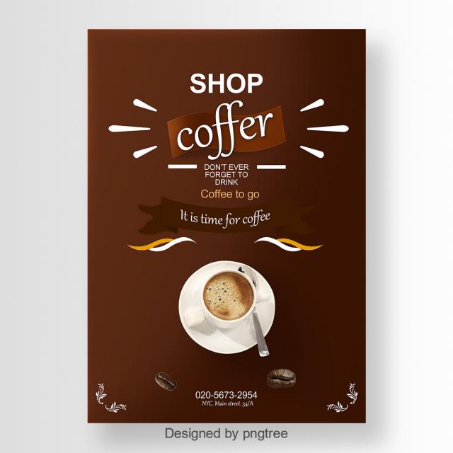 640x640 Coffee Time Flyer Vector Template For Free Download