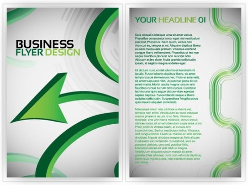492x368 Flyer Free Vector Download