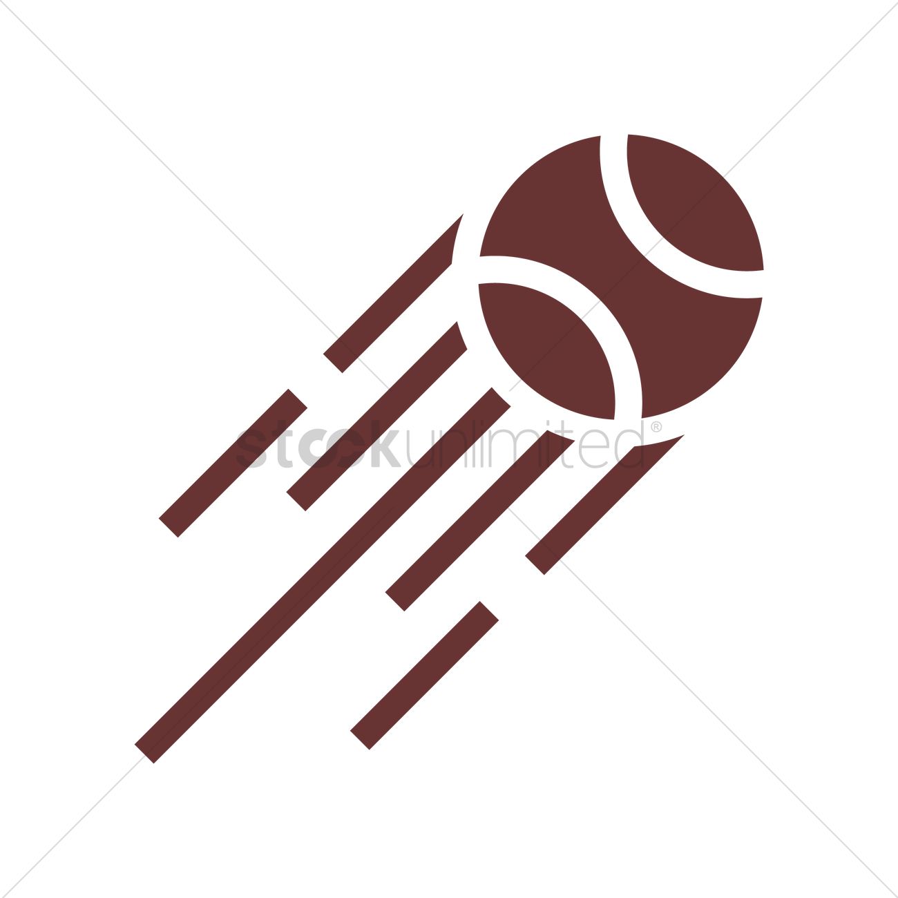 1300x1300 Flying Baseball Vector Image