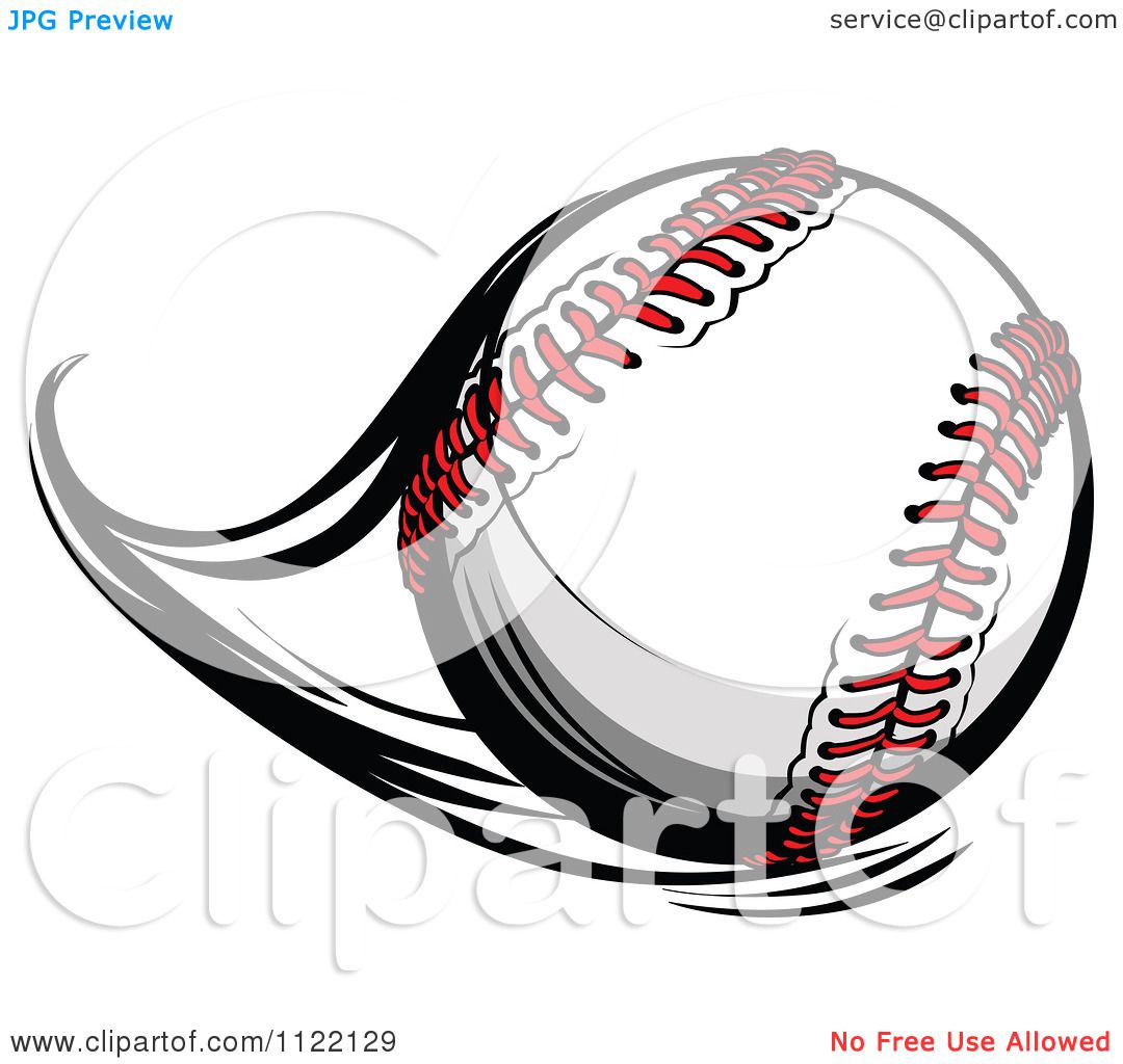 1080x1024 Cartoon Of A Flast Flying Baseball