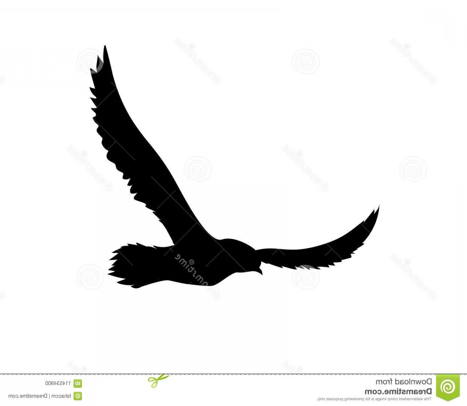 Flying Bird Silhouette Vector at Vectorified.com | Collection of Flying ...