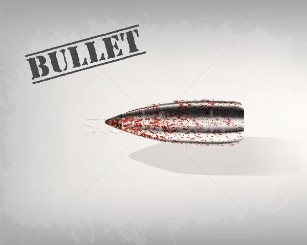 600x480 Flying Bullet Of Military Background Concept Vector Illustration