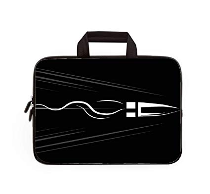 425x392 Double Zipper Laptop Bag,flying Bullet Inch