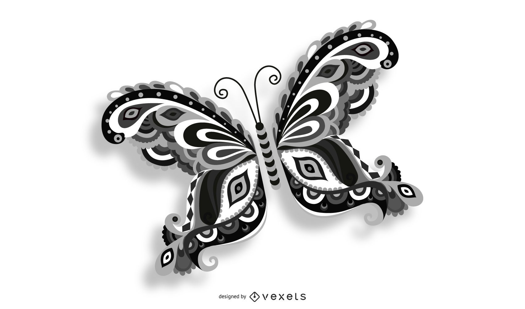 Flying Butterfly Vector 1701x1000 Flying Butterfly Vector