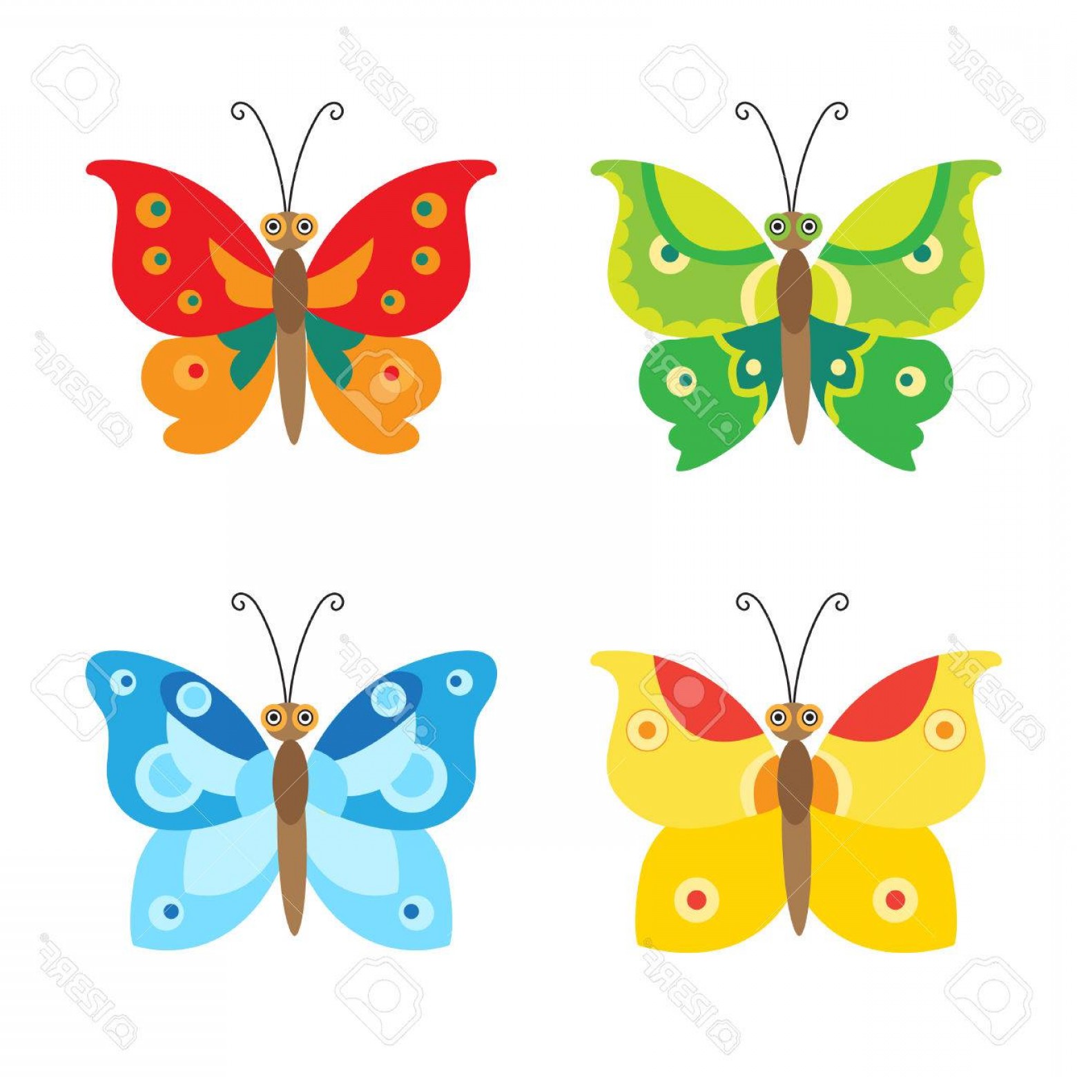 Simpleb Butterfly Vector Art Studiogrfx 1560x1560 Simpleb Butterfly Vector Art Studiogrfx