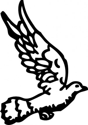 Flying Dove Vector In Open Office Drawing Vector, Clipart 302x425 Flying Dove Vector In Open Office Drawing Vector, Clipart