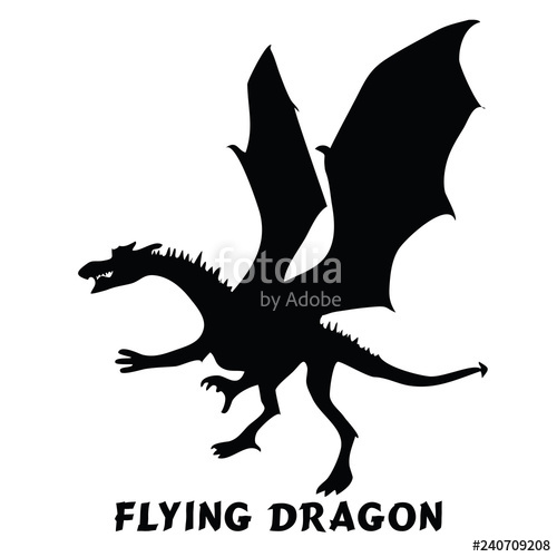 500x500 Animal Flying Dragon Stock Image And Royalty Free Vector
