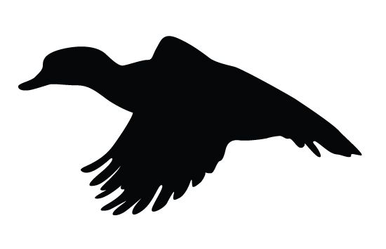 550x354 Duck Flying Silhouette Vector Plasma Cnc Adventures Silhouette