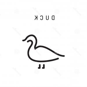 300x300 Photostock Vector Flying Duck Silhouette Vector Hoodamathrun