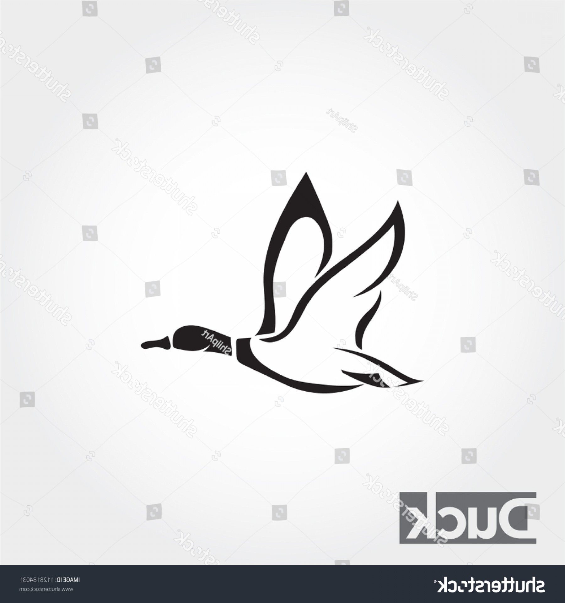 1800x1920 Side Flying Duck Goose Swan Logo Catchsplace