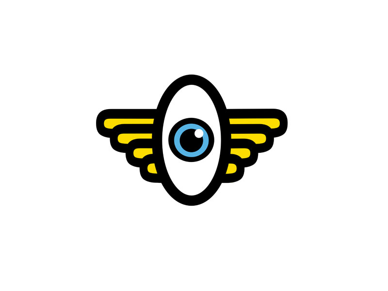 800x600 Flying Eyeball Illustration