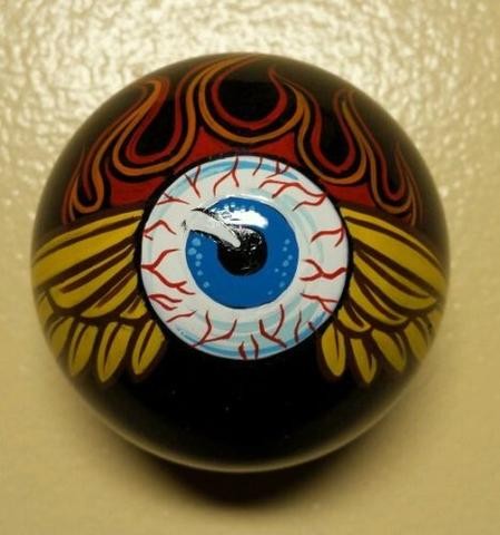 449x480 Flying Eyeball Tattoo