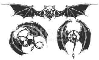 327x200 Flying Eyeball Stock Vectors