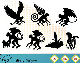 Free Free Flying Monkey Svg 670 SVG PNG EPS DXF File