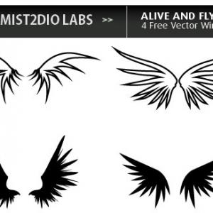 300x300 Free Vectors Free Vector Wings Alive And Flying John Breo Reyes