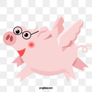 360x360 Flying Pig Png, Vector, And Clipart With Transparent