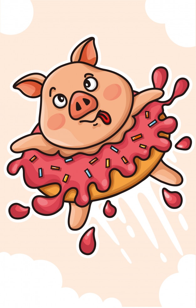 626x983 Flying Pig Vectors, Photos And Free Download