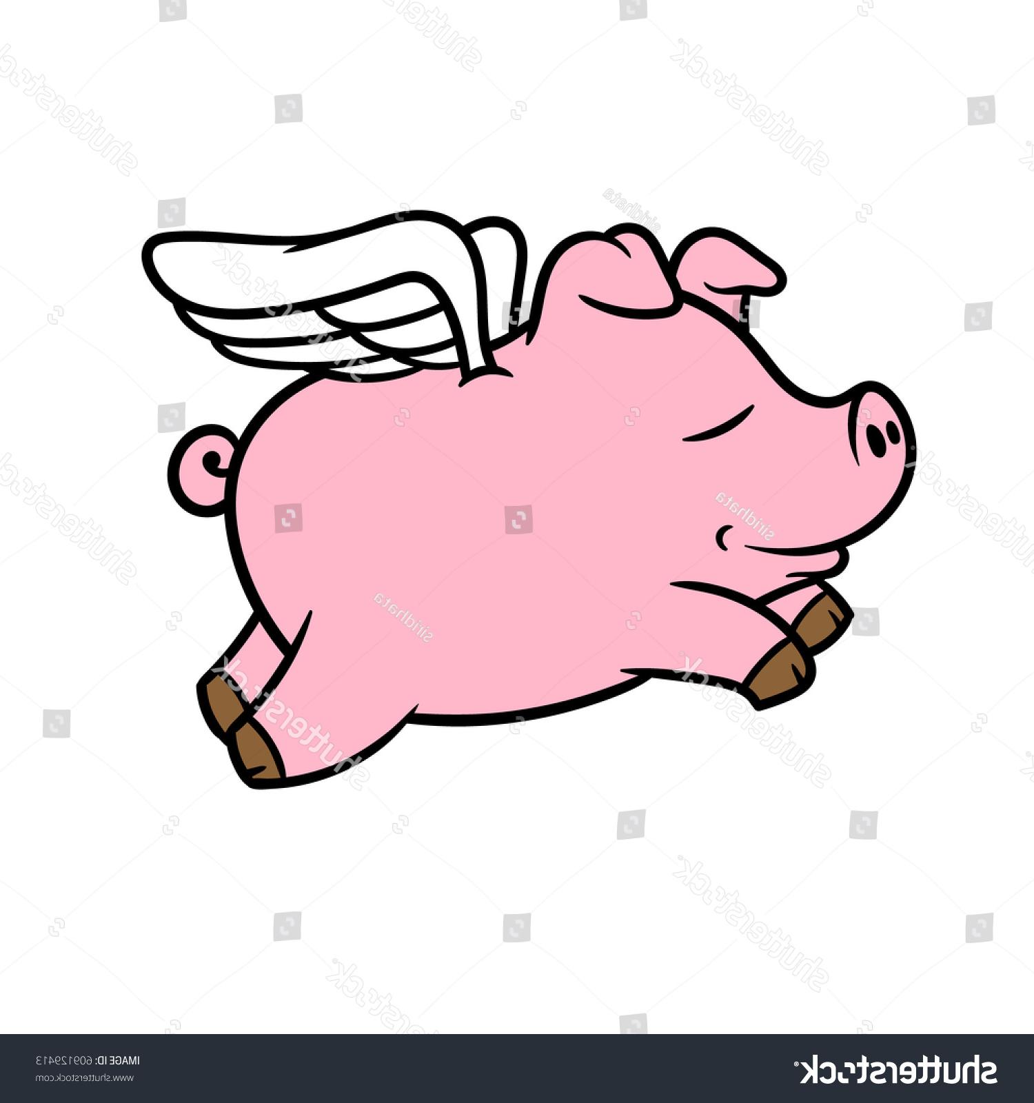 1500x1600 Best Cartoon Flying Pigs Vector Design Free Vector Art, Images
