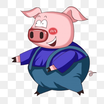 360x360 Free Download Happy Little Flying Pig Png Images, Pig Vector