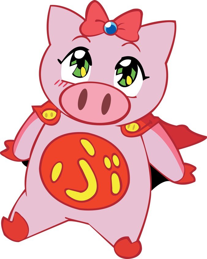676x843 Free Flying Pig Vector Girl Files, Vectors Graphics