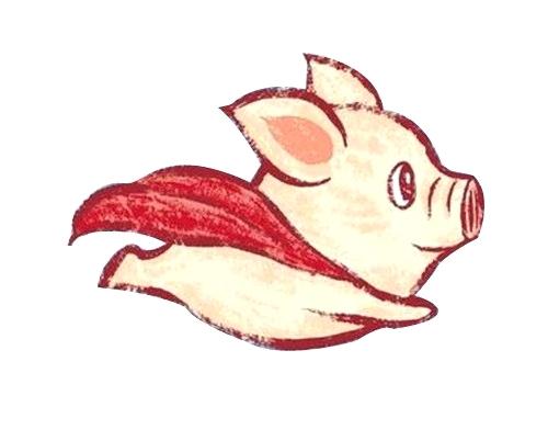 500x402 Flying Pig Fabric Lagarite