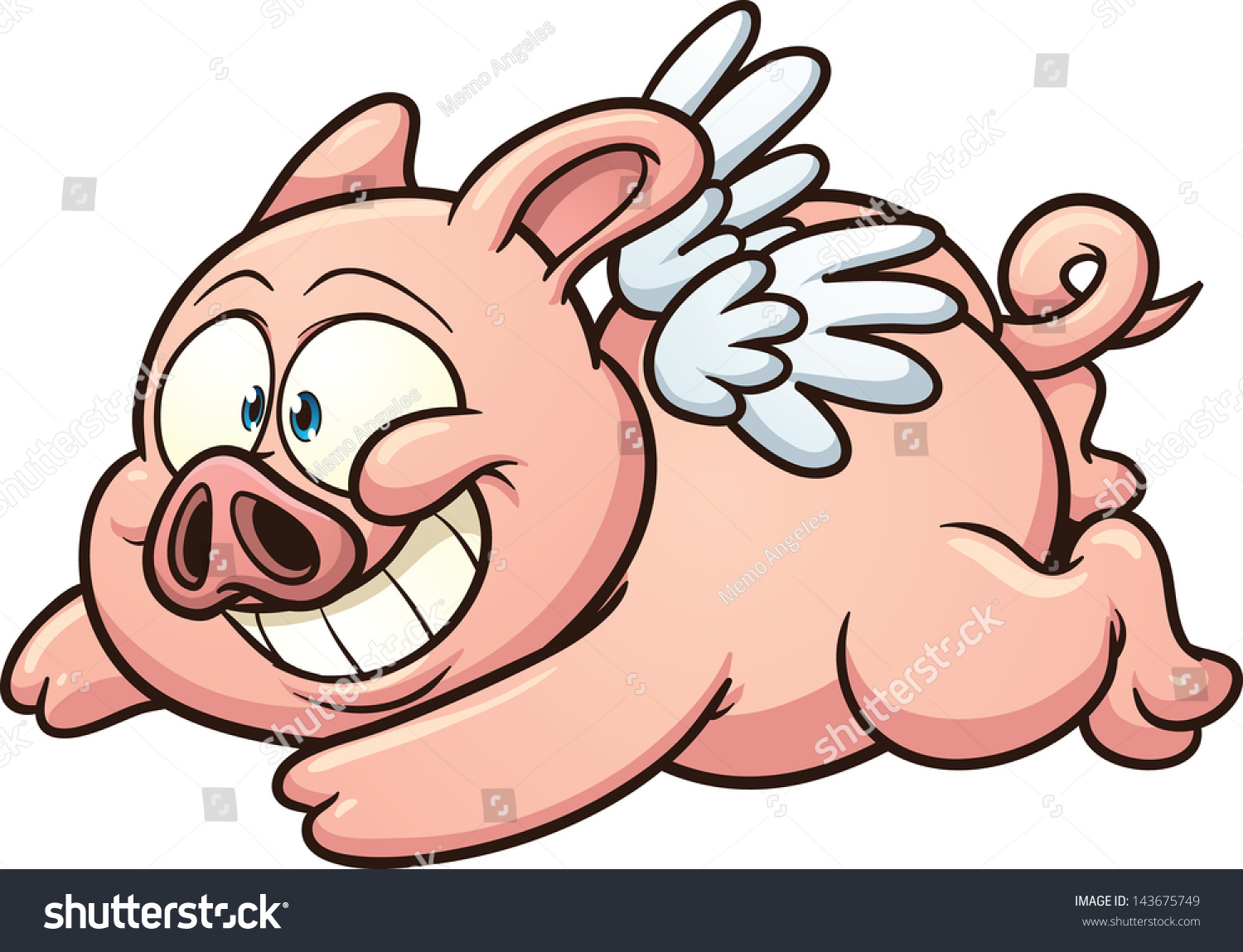 1500x1149 Clipart Flying Pig Collection