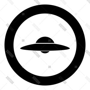 300x300 Alien In Flying Saucer Vector Catchsplace