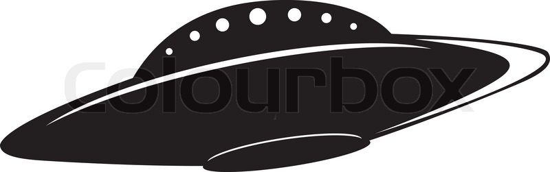 800x251 Illustration Of Flying Saucer Stock Vector Colourbox