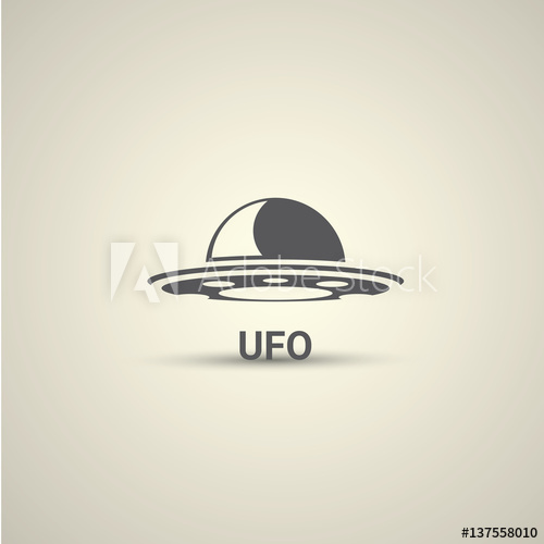 500x500 Ufo Flying Saucer Vector Icon