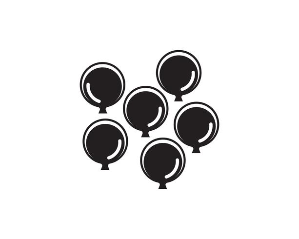 613x490 Flying Vector Festive Balloons Shiny With Glossy Balloons