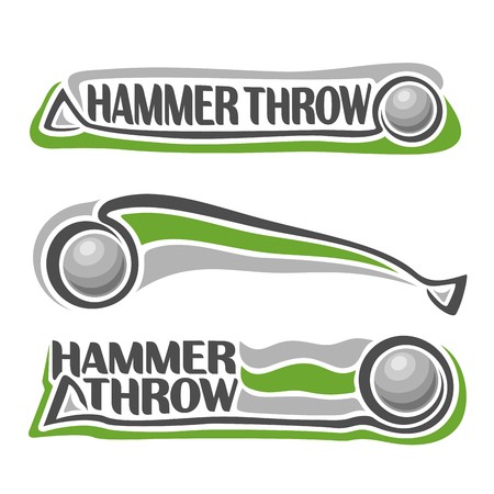 450x450 Vector Logo For Athletics Hammer Throw, Consisting Of Stick Sphere