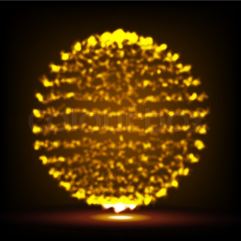 800x800 Abstract Glowingh Sphere Vector Stock Vector Colourbox